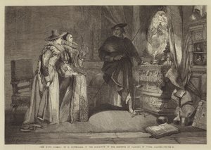 The Magic Mirror, i utstillingen til Institute of Painters in Water Colors
